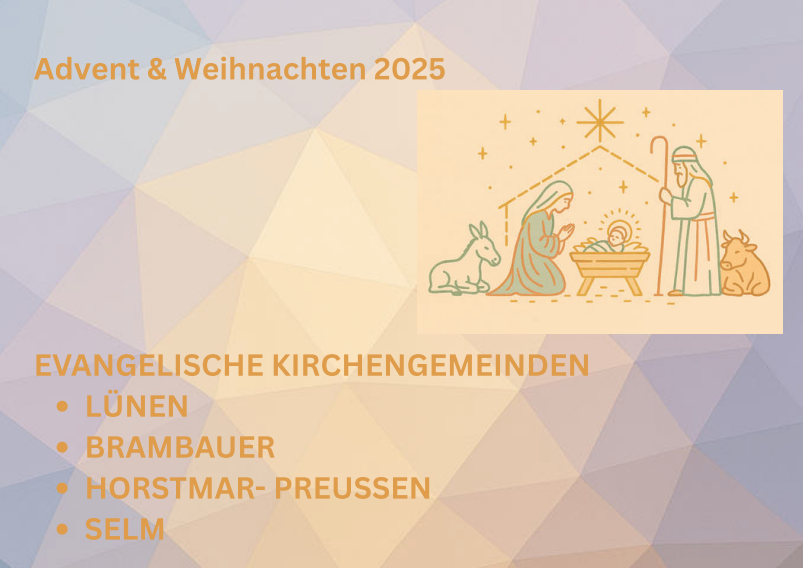 Übersicht über Veranstaltungen in der Advents- und Weihnachtszeit 2025
